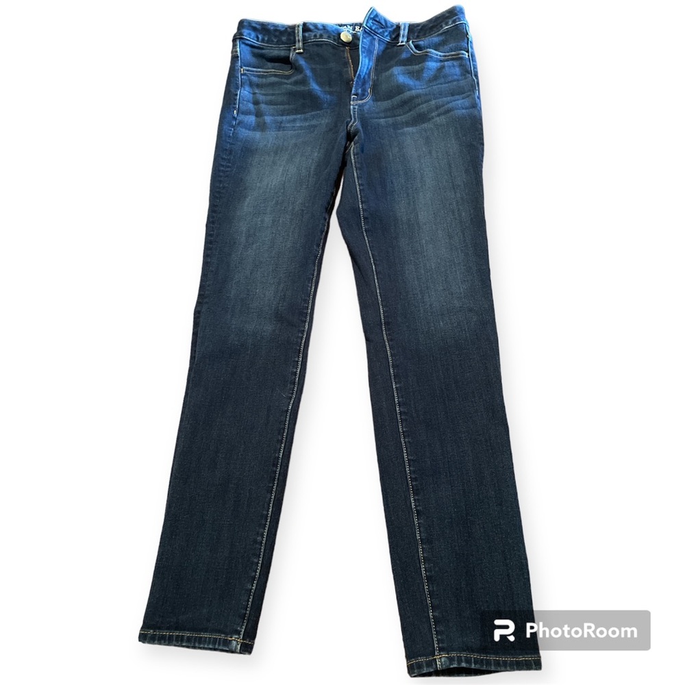 American Eagle High Rise Jeggings Womens Size 10R Dark Blue Wash Staple office